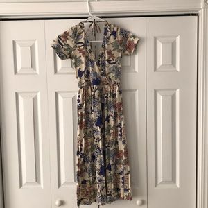 ASOS floral midi